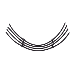 Tubing, Iso-Versinic, 3.0 mm ID, Black/Black (4/PK)