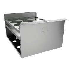 Rack, Code 329, Holds 12 125 mL Pyrex Rnd Flasks